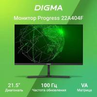 Монитор 21.5" Digma Progress 22A404F, 1920х1080, 100 Гц, VA, черный (dm22vb03)