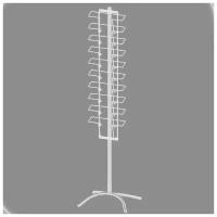 Буклетница для печатной продукции напольная, 10 карманов А4, 32*50*120 см, цвет белый