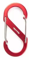 Карабин аксессуарный Naturehike S Type Aluminum Alloy Hook L-1Pc Red