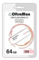 USB флэш-накопитель OLTRAMAX OM-64GB-220 64 Гб, розовый