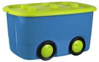 Ящик для игрушек "Моби", цвет бирюзовый М 2598 1564210
