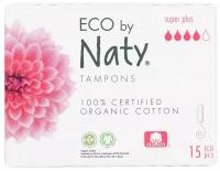 Eco by Naty тампоны Super Plus без аппликатора, 4 капли