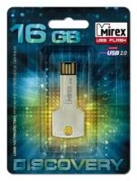 Накопитель USB 2.0 16GB Mirex CORNER KEY 13600-DVRCOK16 USB 16GB Mirex CORNER KEY (ecopack)