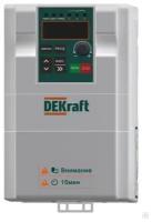 DEKraft Преобразователь частоты DEKV060- 2.2кВт 3 фазы 380В с торм. модулем