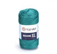 Пряжа для вязания YarnArt 'Macrame XL', 250г, 130м (100% полиэстер) (158 бирюзовый), 4 мотка