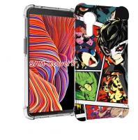 Чехол MyPads Persona 5 art для Samsung Galaxy Xcover 5 задняя-панель-накладка-бампер