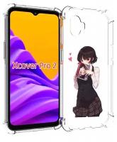 Чехол MyPads Persona 5 - Makoto Niijima для Samsung Galaxy Xcover Pro 2 задняя-панель-накладка-бампер