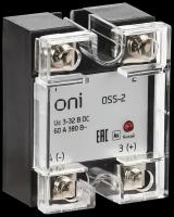 Реле твердотельное OSS-2 60А 380В AC 3-32В DC ONI IEK OSS-2-3-60-B