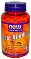 NOW Beta Alanine 750 mg 120 капс