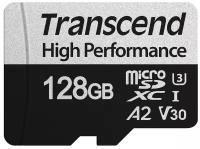 Карта памяти 128Gb MicroSD Transcend UHS-I U3 A2 (TS128GUSD330S)