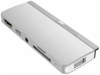 Переходник для iPad Pro Red Line Multiport Type-C 6 in 1 Silver