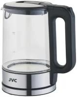 Чайник электрический JVC 1,7 л, стеклянный, с LED подсветкой, 2200 Вт