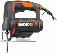 Электролобзик Worx WX477.1 кейс, 500 Вт черный/оранжевый