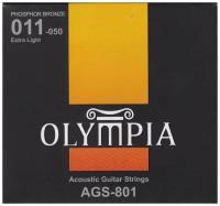 Струны для акустической гитары Olympia AGS801 11-50