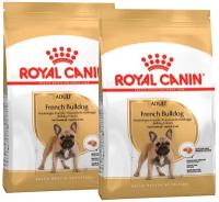 ROYAL CANIN FRENCH BULLDOG ADULT для взрослых собак французский бульдог (9 + 9 кг)