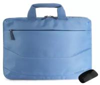 Сумка Tucano Idea Bundle Bag для ноутбуков 15.6" / MacBook Pro 16" + беспроводная мышь голубая