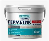 Герметик универсальный Cemmix Акриловый, серый, 6 кг