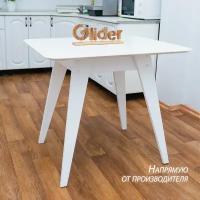 Стол белый кухонный, обеденный стол для кухни
