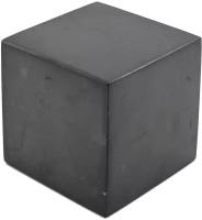 Куб из шунгита полированный, сторона 70-75мм. РадугаКамня