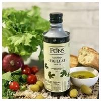 Оливковое масло высшего качества Pons Extra Virgin Fig Leaf/Лист инжира 500 мл