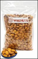 Миндаль сушеный крупный 500 грамм, свежий урожай, без обжарки, сладкий вкус без горечи "WALNUTS" отборные и крупные орехи