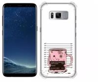 Чехол задняя-панель-накладка-бампер MyPads кружка для Samsung Galaxy S8 SM-G9500 противоударный