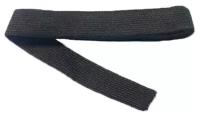 Тесьма для шитья, Резинка для рукоделия, Резинка эластичная черного цвета, ширина 18мм, длина 1.5 метра