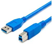 Аксессуар ATcom USB 3.0 AM - BM 3m Blue АТ12824