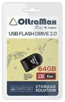 Память USB 64Gb OltraMax 330 черный (OM-64GB-330-Black)