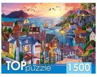 Пазл TOP Puzzle 1500 деталей: Приморский город на закате