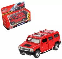 Машина металл HUMMER hummer h2, 12см, красный, Технопарк