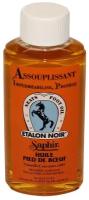 Смягчитель Assouplissant Etalon Noir SAPHIR для всех видов гладких кож, пластиковый флакон, 200 мл