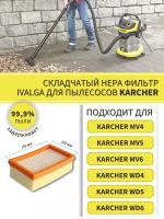 Фильтр для пылесосов Karcher MV4, MV5, MV6, WD4, WD5, WD6 ( 2.863.-005.0)