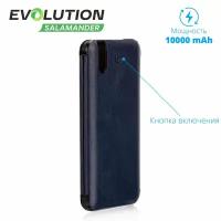 Повербанк для телефона, power bank, Внешний аккумулятор Salamander EVOLUTION, арт. PB12, 10000mAh, тёмно-синий 10шт