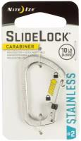 Карабин Nite Ize SlideLock Carabiner Stainless Steel #2 - Стальной