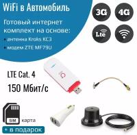 Модем 3G/4G с WiFi и автомобильной антенной