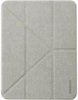 Чехол Momax Flip Cover с держателем для Apple Pencil iPad 10 10.9" (2022) светло-серый