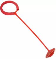 Нейро скакалка (led-скакалка) на ногу со светом (60 см) Красная