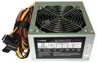 Блок питания Hiper ATX 600W HPM-600 (24+4+4pin) PPFC 120mm fan 4xSATA