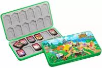 Кейс-футляр для хранения 24 картриджей (игр) Nintendo Switch Premium Game Card Case Animal Crossing