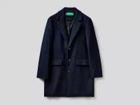 Пальто из смесовой шерсти United Colors of Benetton для мужчин 23A-2YDTUN012-616-54