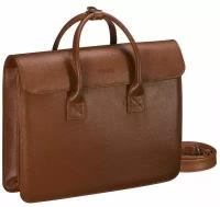 Деловая женская сумка BRIALDI Grand Vigo (Гранд Виго) relief brown