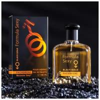 Туалетная вода мужская с феромонами "Formula Sexy Black Gold", 100 мл