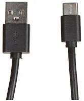 Кабель Red Line USB - Type-C (ПВХ), 1 м, 1 шт., черный