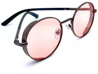 Солнцезащитные очки Smakhtin'S eyewear & accessories, черный, розовый