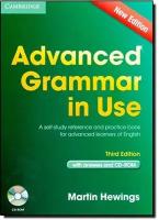 Advanced Grammar in Use (3rd Edition) Book with Answers and CD-ROM Учебник с ответами