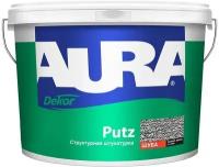 Декоративное покрытие AURA Putz Decor Эффект шубы 1,5 мм 25 кг