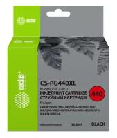 Картридж струйный Cactus CS-PG440XL PG-440XL черный (600стр.) (20мл) для Canon Pixma MG2140/MG3140