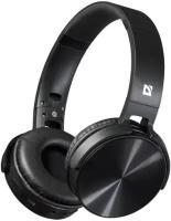 Bluetooth наушники с микрофоном Defender B555 FreeMotion, V5, MP3, беспроводная полноразмерная гарнитура чёрные
