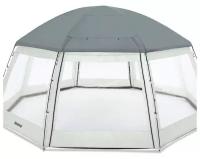 Круглый купол для бассейна, 600*600*295 см, Bestway (58612)
